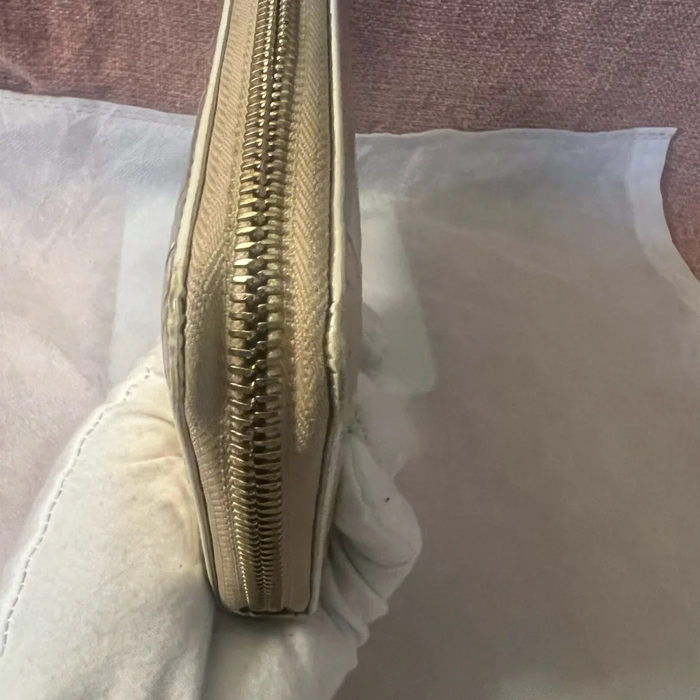 Dior Metallic Gold Women's Wallet